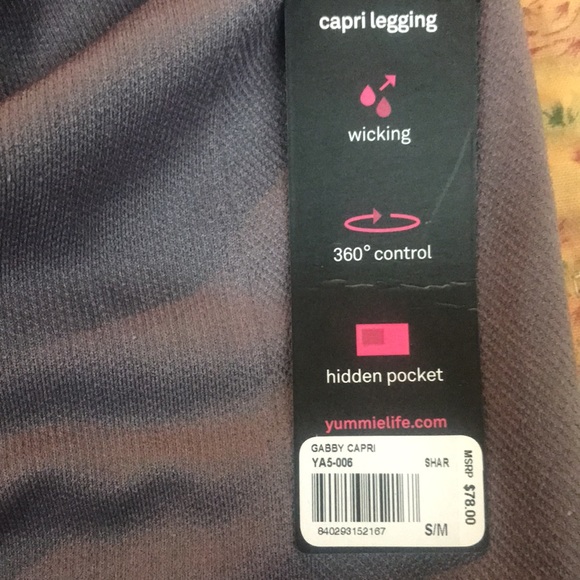 Yummie by Heather Thompson shaping capris, sz s/m - Picture 3 of 3